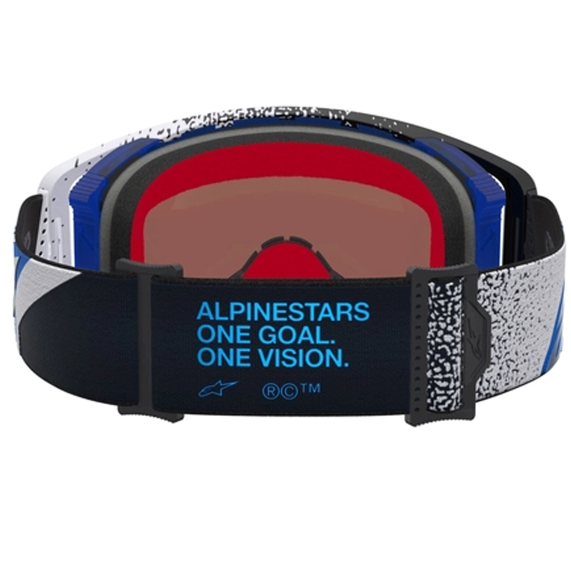 Ochelari motocross Alpinestars Supertech Hiten negru-albastru