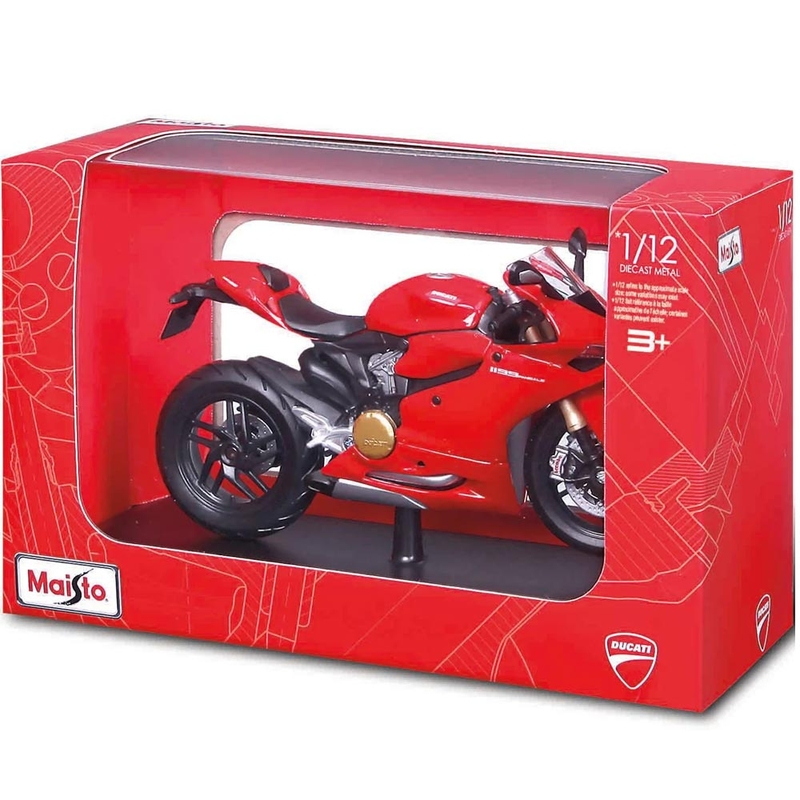 Motocicletă Maisto Ducati 1199 Panigale model 1:12 roșu