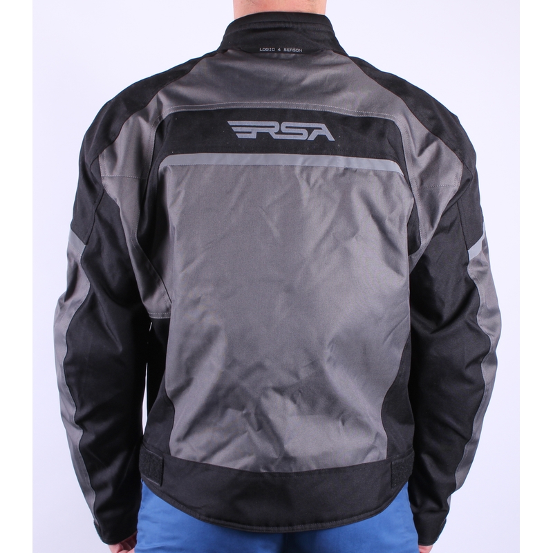 RSA Fly negru și gri jacheta de motociclete negru și gri lichidare