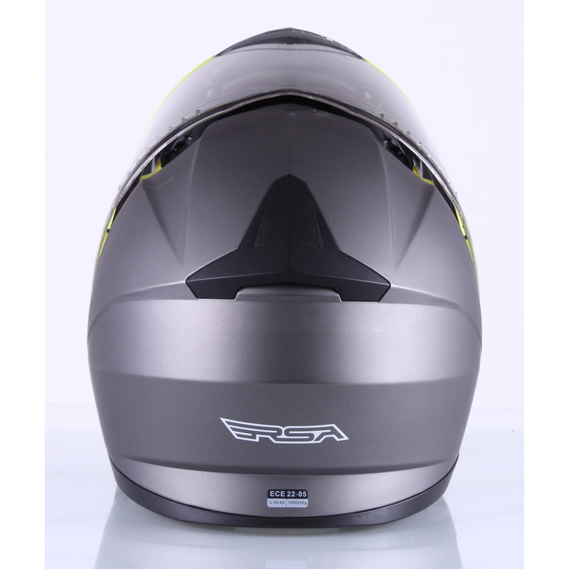 Cască de motocicletă RSA Titanos gri-galben-fluo lichidare