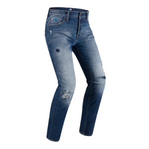 Blugi de motociclist PMJ Street albastru lichidare - II. calitate - II. calitate 