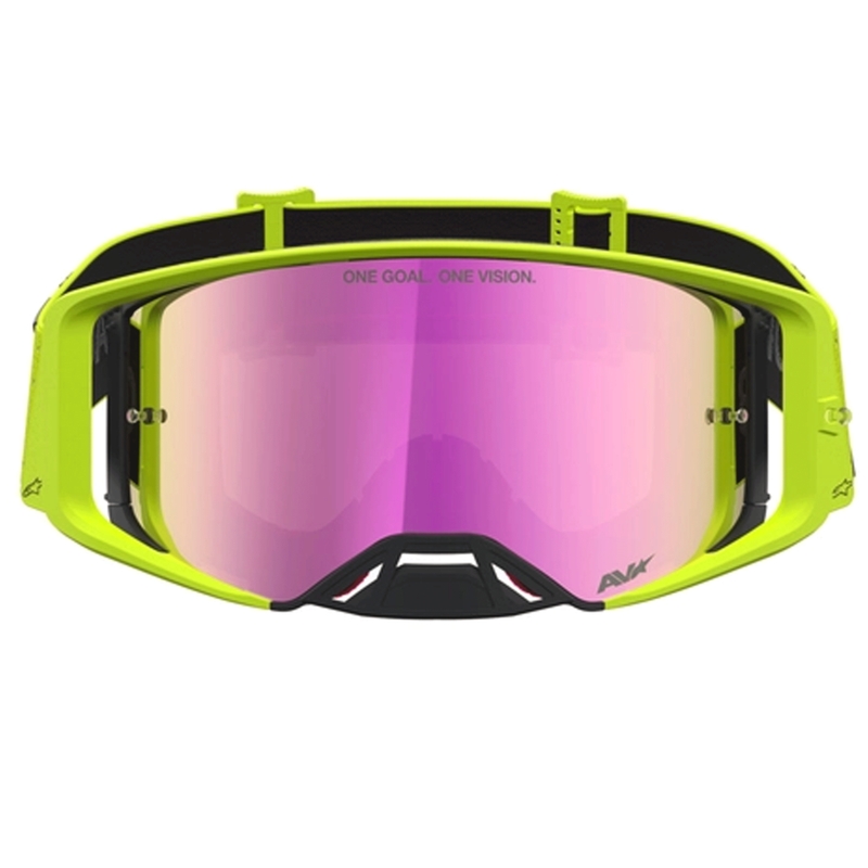 Ochelari motocross Alpinestars Supertech Vesta, fluo-galben-negru