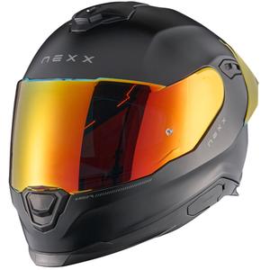 Casca moto integrala NEXX Y.100R Subsonic negru-rosu mat - II. calitate - II. calitate  lichidare