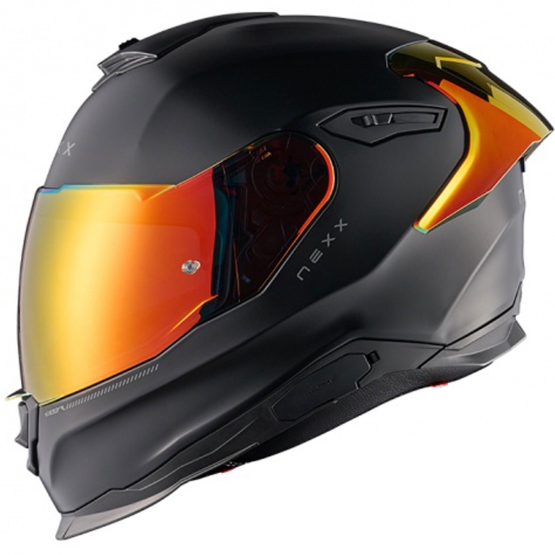 Casca moto integrala NEXX Y.100R Subsonic negru-rosu mat - II. calitate - II. calitate  lichidare
