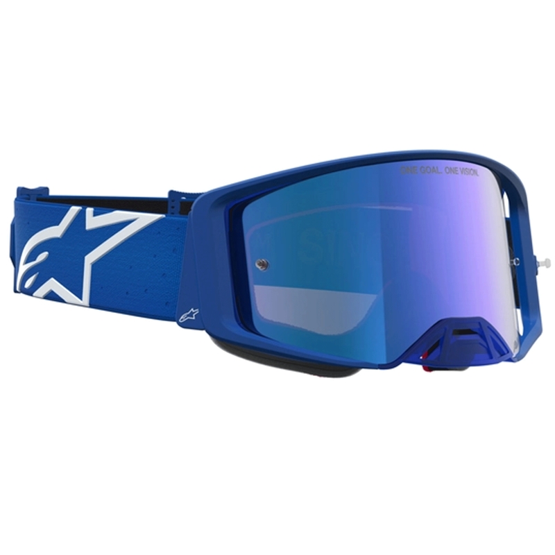 Ochelari motocross Alpinestars Supertech Vesta albastru-alb
