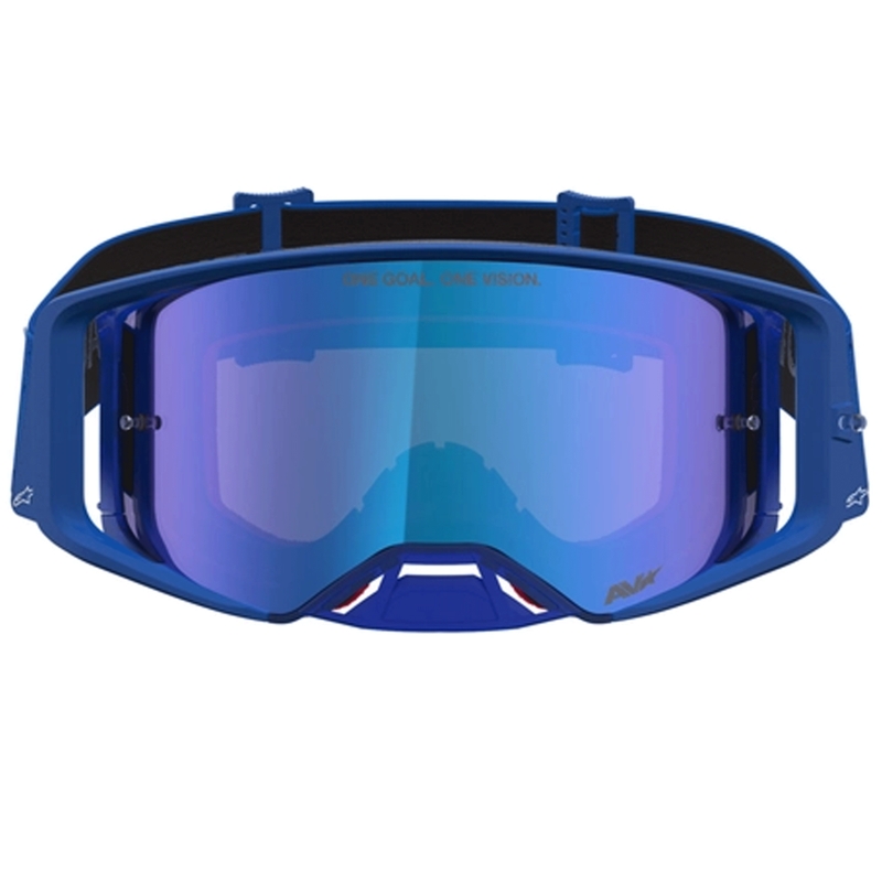 Ochelari motocross Alpinestars Supertech Vesta albastru-alb