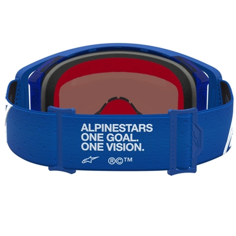 Ochelari motocross Alpinestars Supertech Vesta albastru-alb