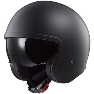 Cască de motocicletă deschisă LS2 OF599 Spitfire II Solid negru mat 2 - calitatea a II-a - II. calitate 