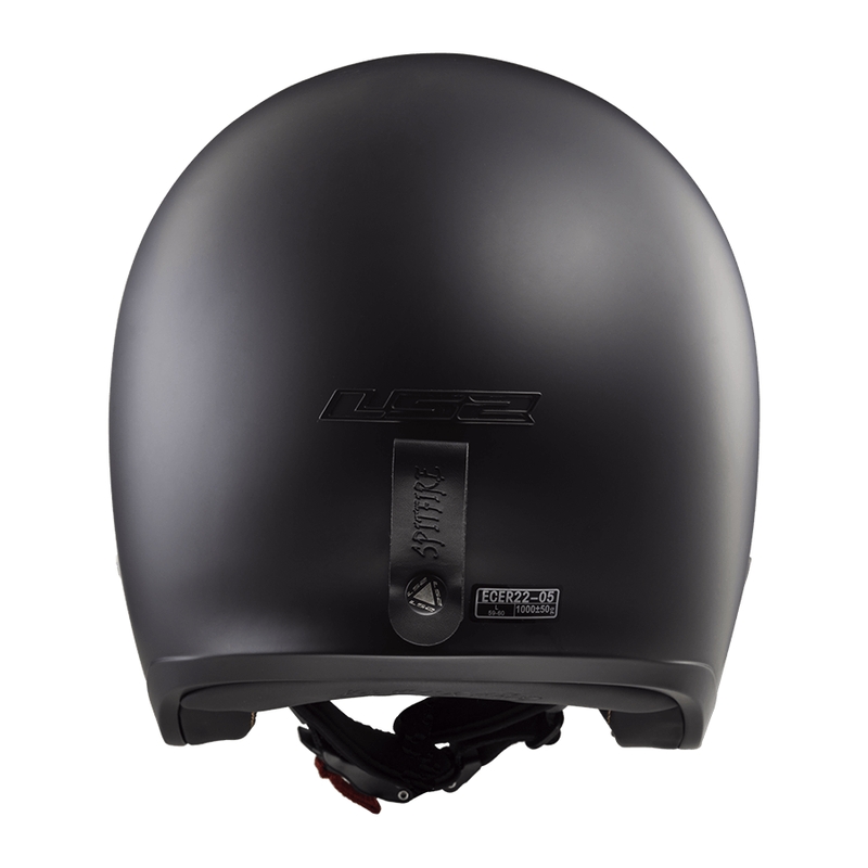 Cască de motocicletă deschisă LS2 OF599 Spitfire II Solid negru mat 2 - calitatea a II-a - II. calitate 