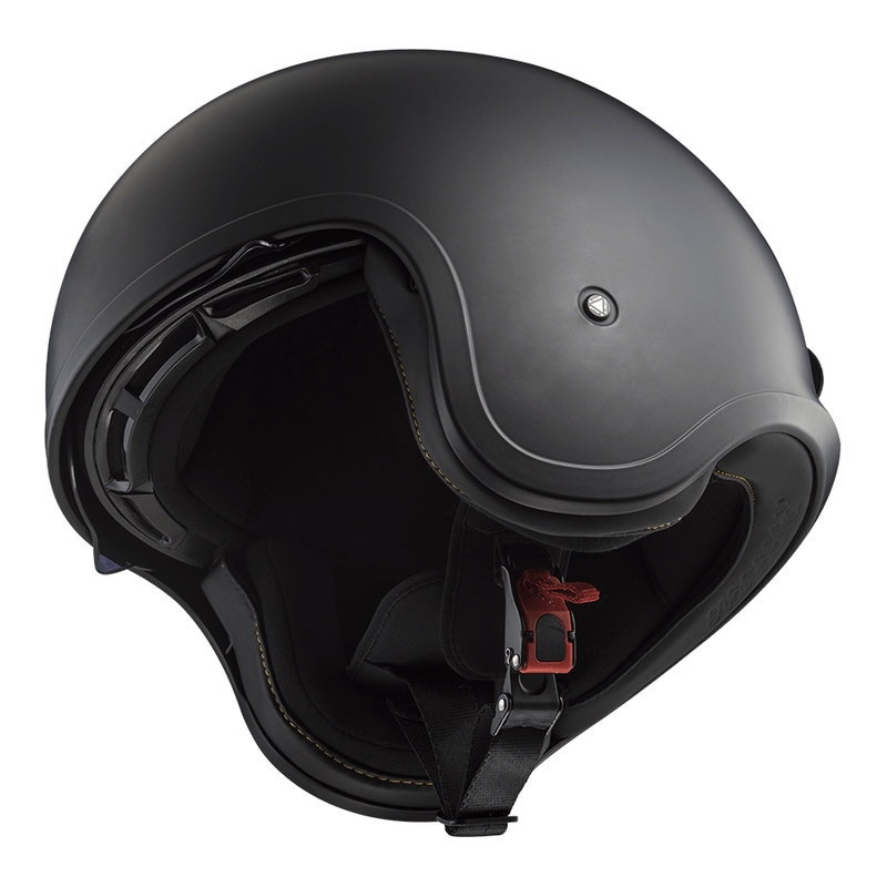 Cască de motocicletă deschisă LS2 OF599 Spitfire II Solid negru mat 2 - calitatea a II-a - II. calitate 