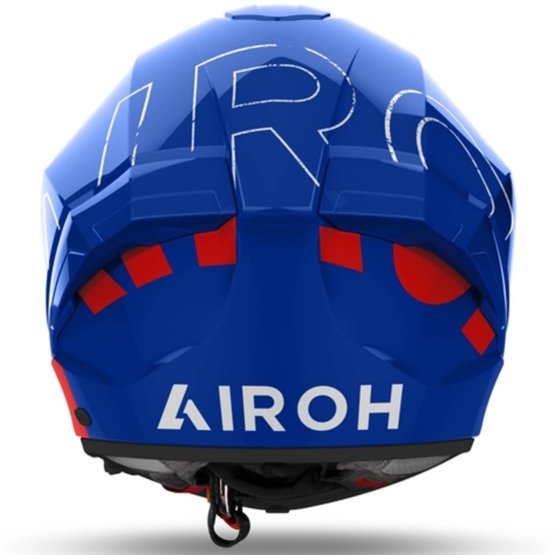 Casca moto integrala Airoh MATRYX Scope albastru-rosu