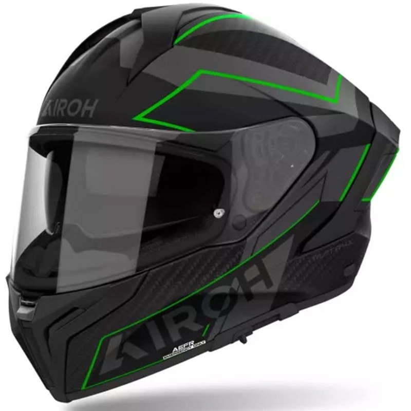 Casca integrală pentru motociclete Airoh MATRYX Sentinel verde mat