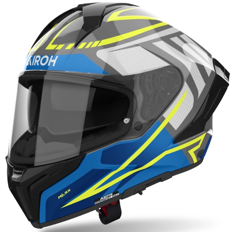 Casca moto integrala Airoh MATRYX Rider albastru lucios