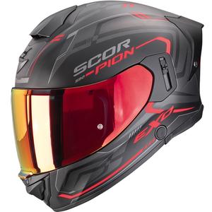 Cască integrală pentru motocicletă Scorpion EXO-530 Air Slope, negru mat-roșu - II. calitate - II. calitate