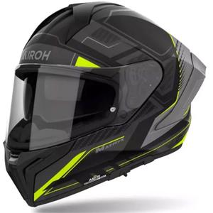 Cască integrală pentru motocicletă Airoh MATRYX Rocket galben mat