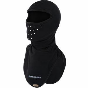 Glugă motocicletă Oxford Balaclava Deluxe Micro Fleece neagră
