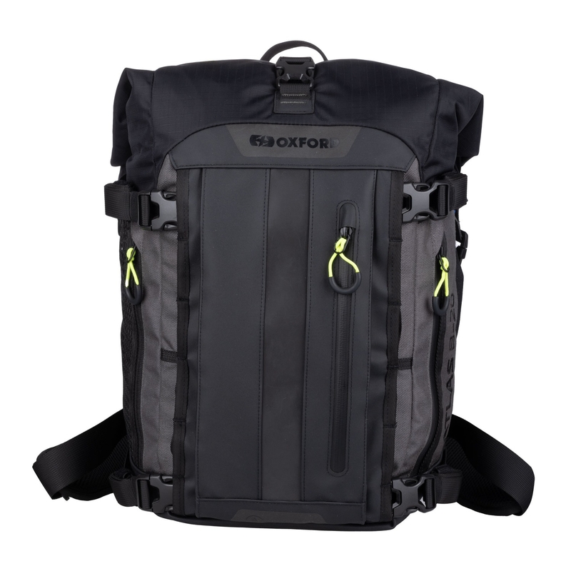 Geantă motocicletă Oxford Atlas B-20 Advanced Backpack 20 l gri - II. calitate - II. calitate