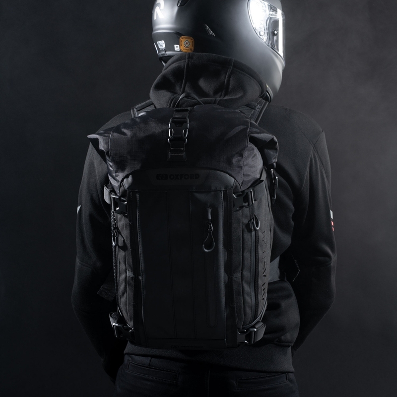 Geantă motocicletă Oxford Atlas B-20 Advanced Backpack 20 l gri - II. calitate - II. calitate