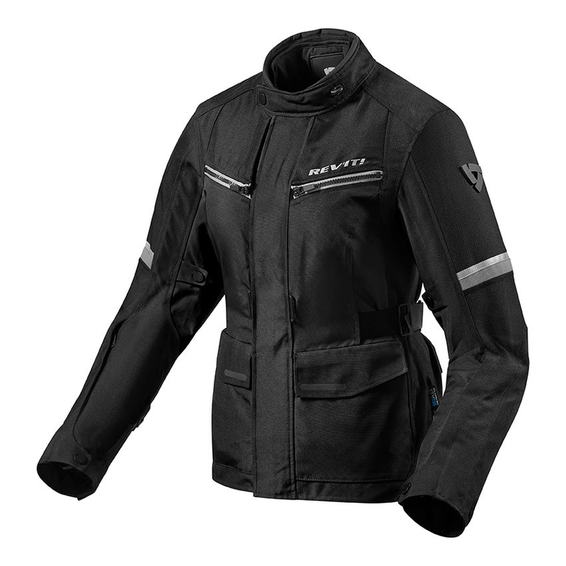 Jacheta de motocicletă Revit Outback 3 Black-Silver pentru femei Vânzări výprodej lichidare - II. calitate - II. calitate 