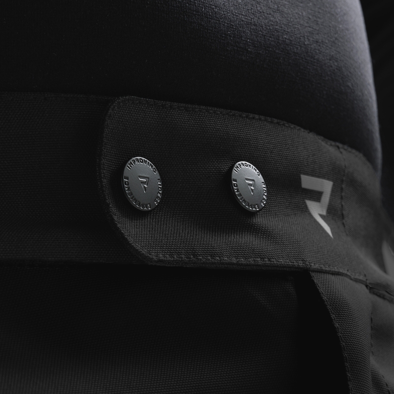 Pantaloni de motocicletă Rebelhorn Cubby V, negri - calitatea a doua - II. calitate - II. calitate 