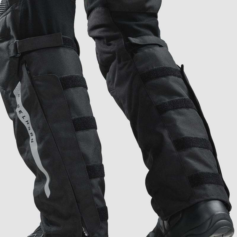 Pantaloni de motocicletă Rebelhorn Cubby V, negri - calitatea a doua - II. calitate - II. calitate 