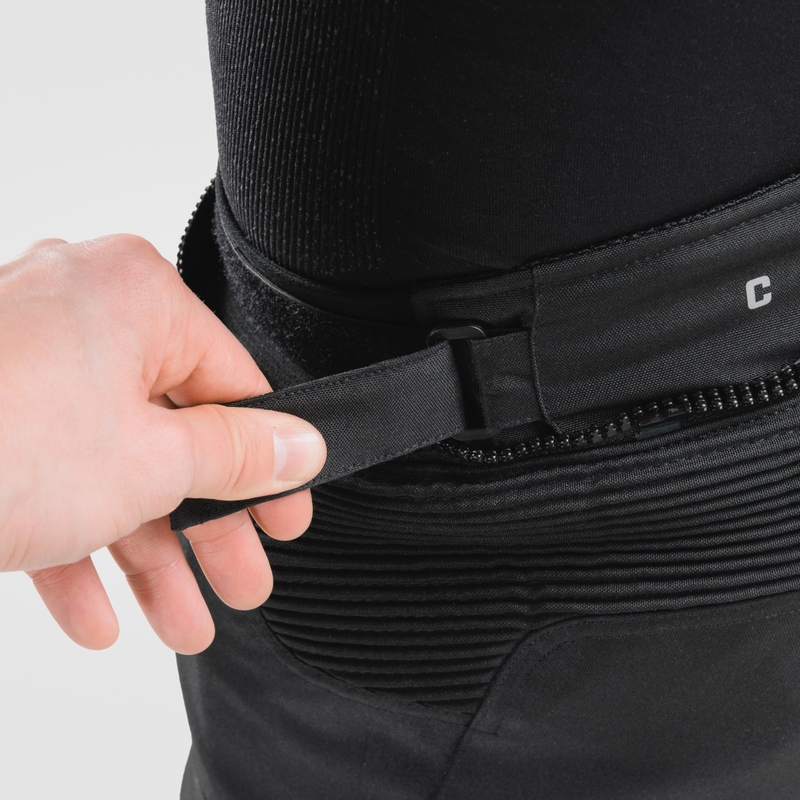 Pantaloni de motocicletă Rebelhorn Cubby V, negri - calitatea a doua - II. calitate - II. calitate 