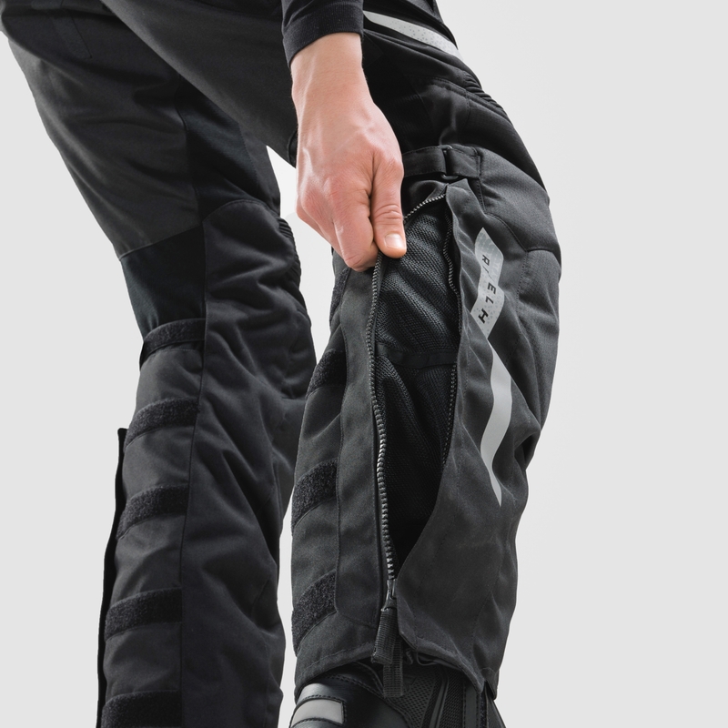 Pantaloni de motocicletă Rebelhorn Cubby V, negri - calitatea a doua - II. calitate - II. calitate 