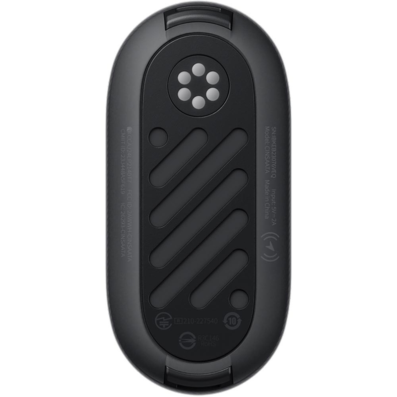 Cameră de acțiune Insta360 GO 3S pentru motocicletă, încorporată în cască, neagră