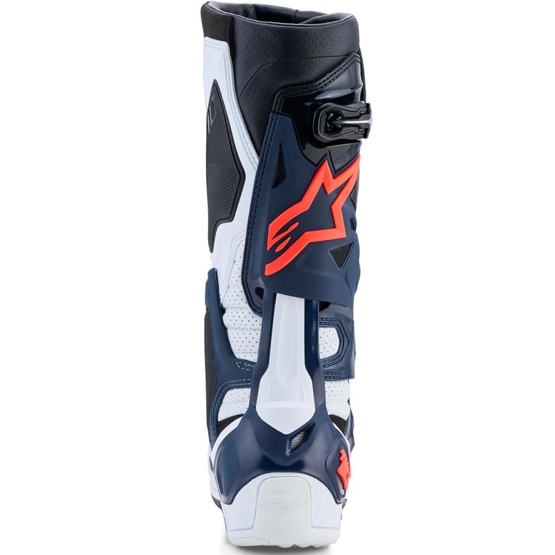 Ghete motocross Alpinestars TECH 10 Superventilate albastru închis-alb-negru-violet