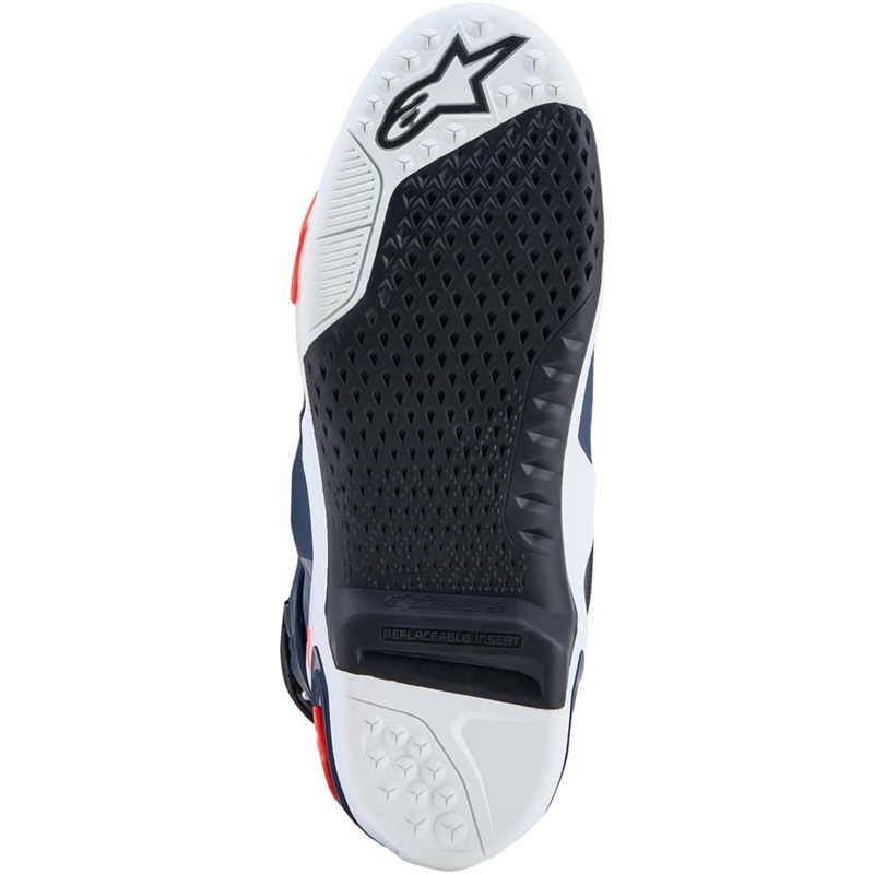 Ghete motocross Alpinestars TECH 10 Superventilate albastru închis-alb-negru-violet