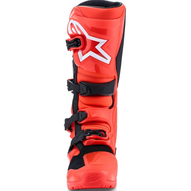 Ghete moto Alpinestars TECH 7 Enduro roșu fluo-negru
