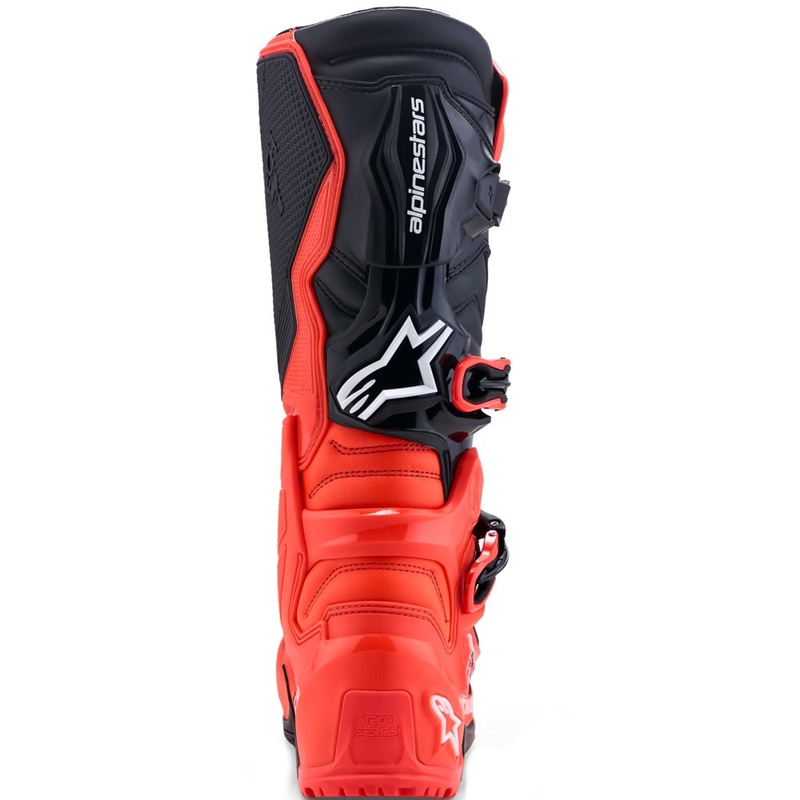 Ghete moto Alpinestars TECH 7 Enduro roșu fluo-negru