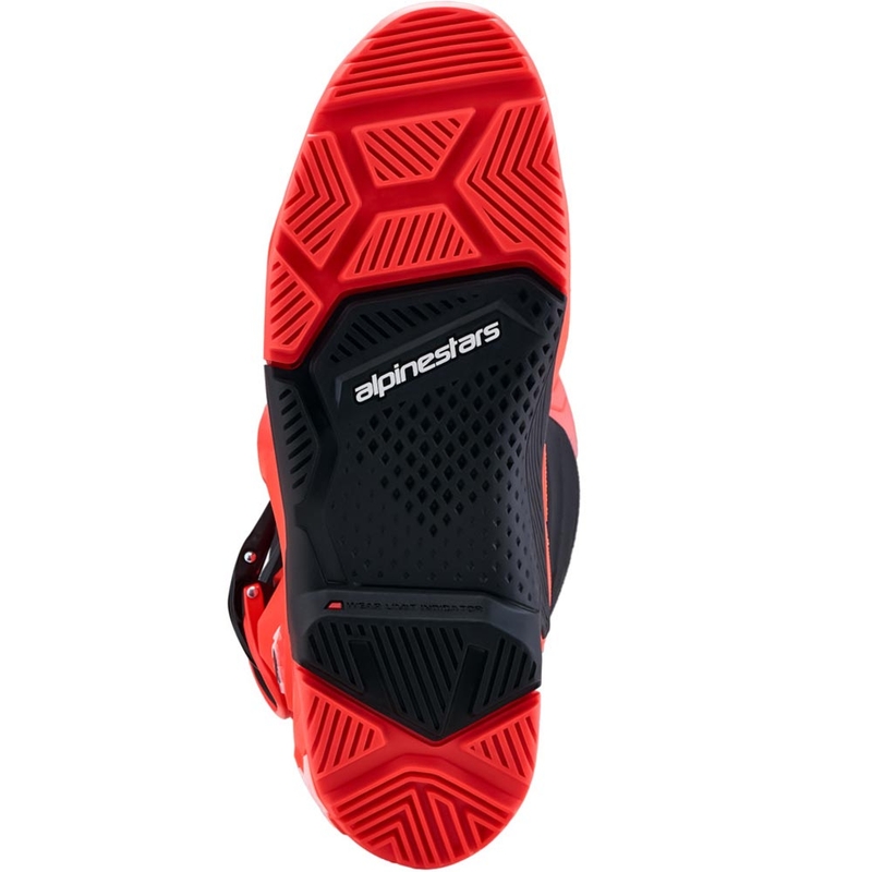 Ghete moto Alpinestars TECH 7 Enduro roșu fluo-negru