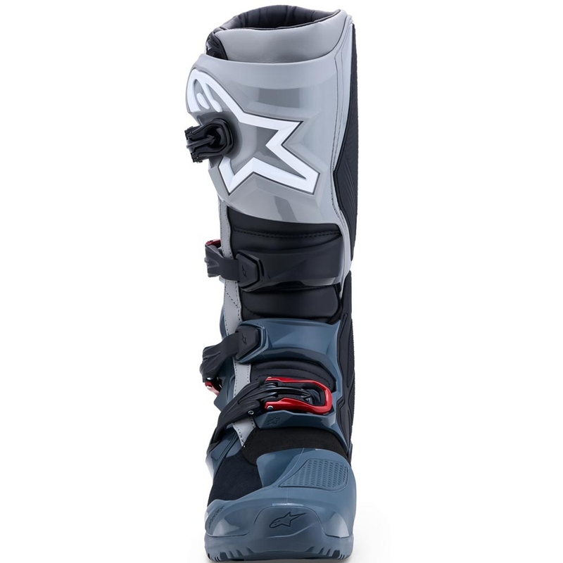 Ghete Motocicletă Alpinestars TECH 7 Enduro Drystar Gri Închis-Gri Deschis-Roșu