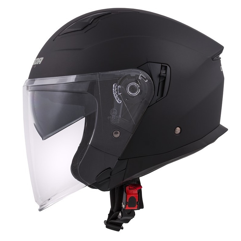 Cască de motocicletă Cassida Jet Tech Open negru mat