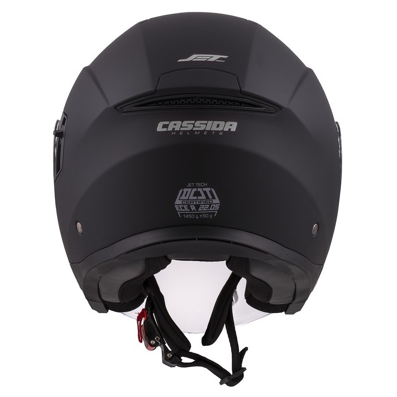 Cască de motocicletă Cassida Jet Tech Open negru mat