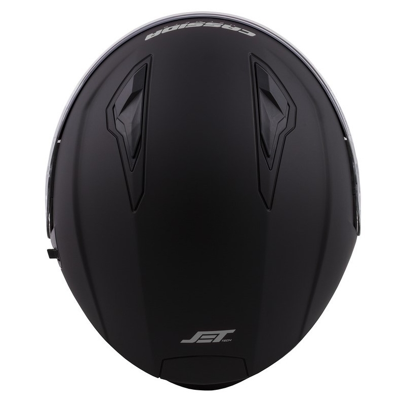 Cască de motocicletă Cassida Jet Tech Open negru mat