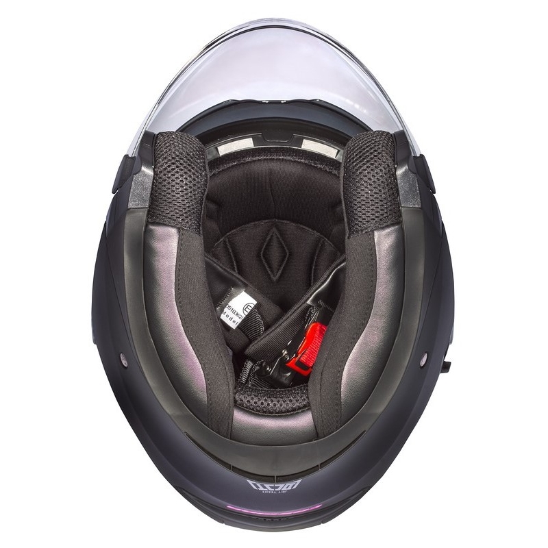 Casca de motocicletă Cassida Jet Tech Open negru și roz