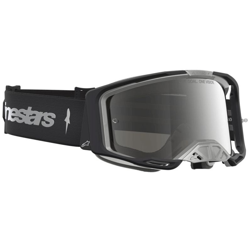 Ochelari motocross Alpinestars Vision 8 Amber negru-argintiu