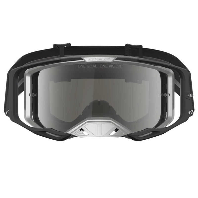 Ochelari motocross Alpinestars Vision 8 Amber negru-argintiu