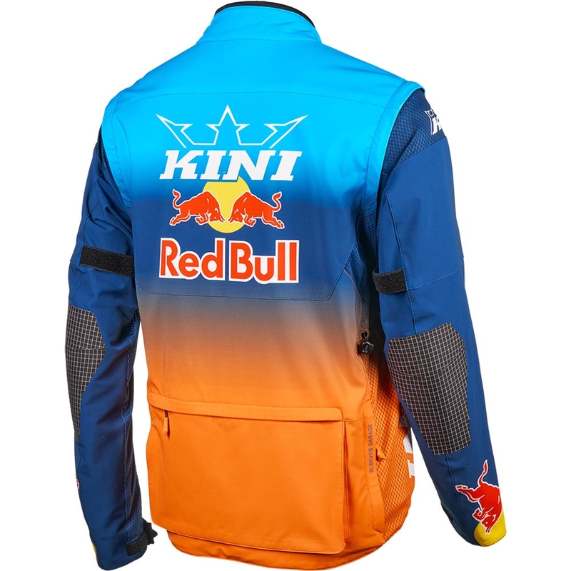 Geacă motocross KINI Red Bull 1.0 Rallye albastru-portocaliu