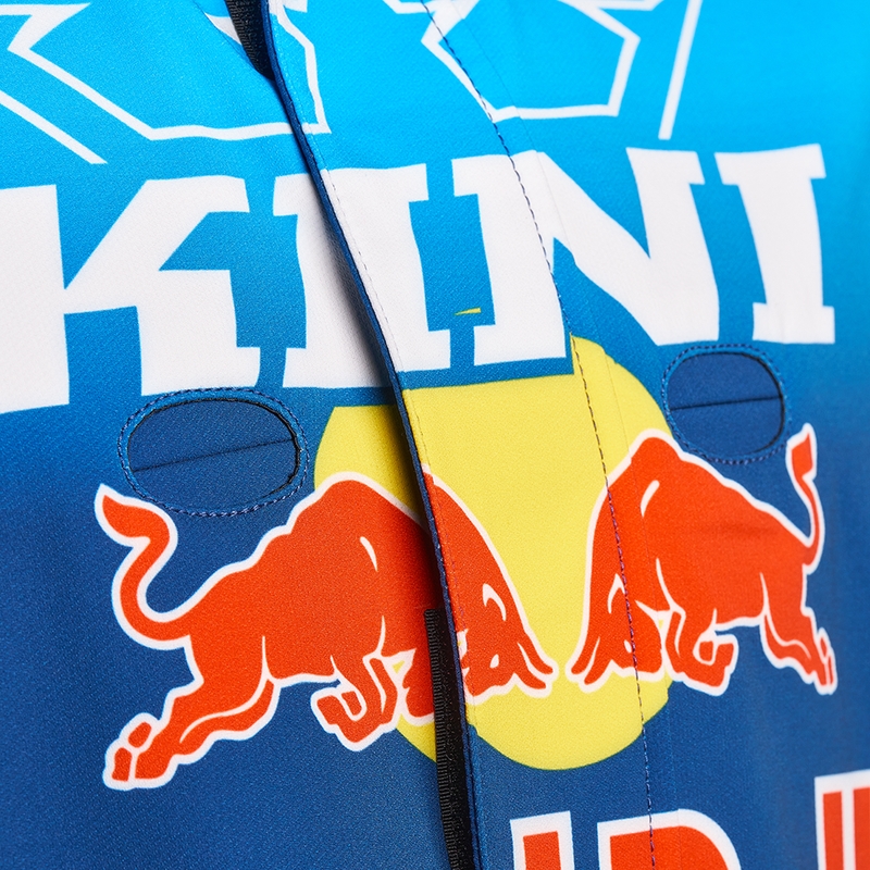 Geacă motocross KINI Red Bull 1.0 Rallye albastru-portocaliu