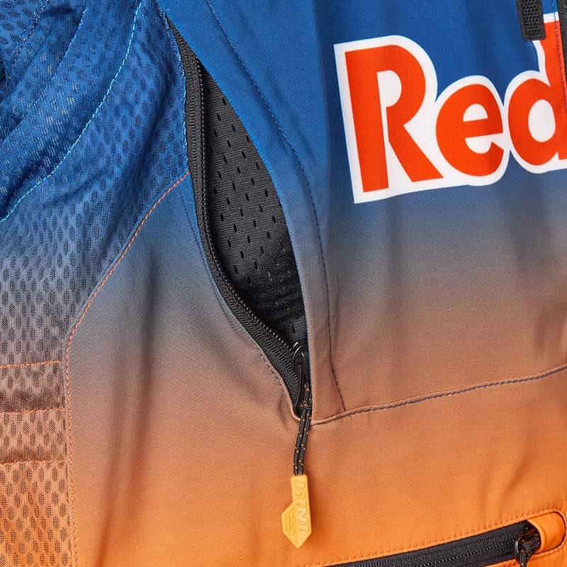 Geacă motocross KINI Red Bull 1.0 Rallye albastru-portocaliu