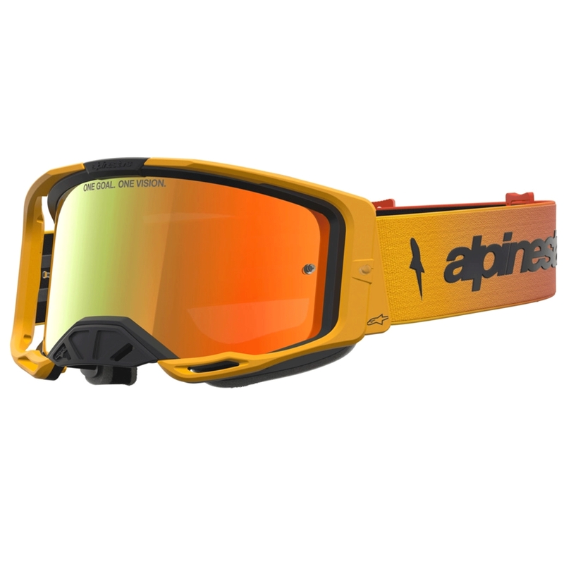 Ochelari motocross Alpinestars Vision 8 Amber galben-roșu-negru