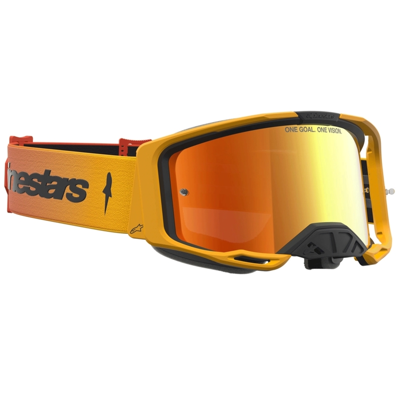 Ochelari motocross Alpinestars Vision 8 Amber galben-roșu-negru