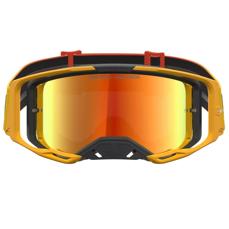 Ochelari motocross Alpinestars Vision 8 Amber galben-roșu-negru