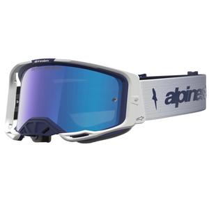 Ochelari motocross Alpinestars Vision 8 Amber albastru-alb