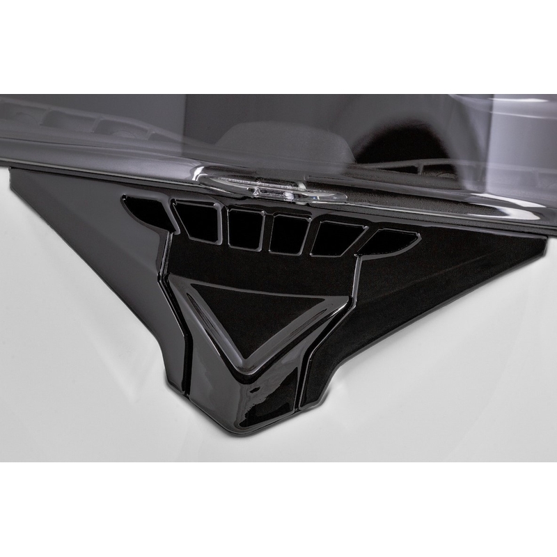 Cască de motociclist Cassida Compress 2.0 Refraction alb-negru-galben-fluo
