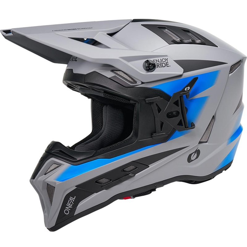 Cască motocross O'Neal EX-SRS Magma gri-albastru