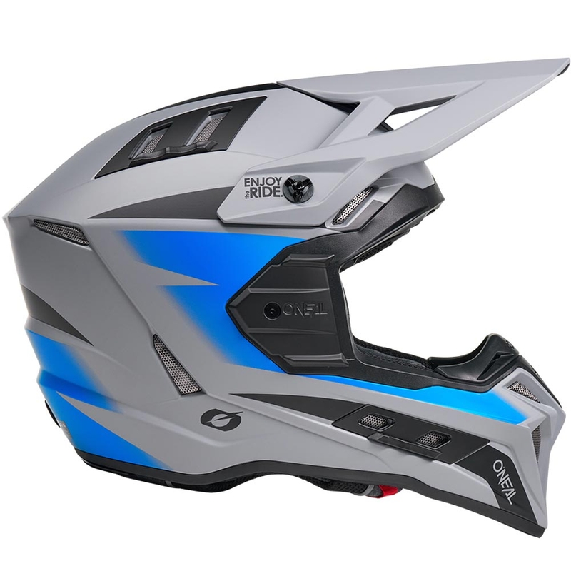 Cască motocross O'Neal EX-SRS Magma gri-albastru